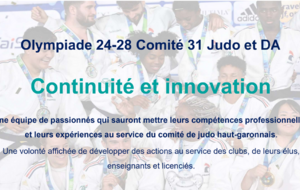 Bienvenue sur le site officiel de l'équipe Continuité et Innovation pour le Judo 31